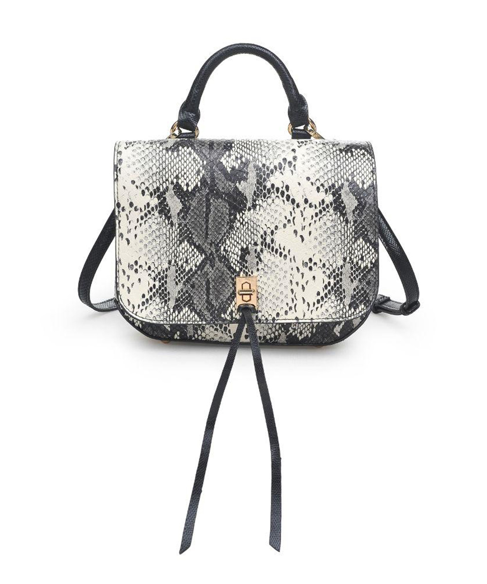 Urban Expressions Alexa Snakeskin Crossbody Bag